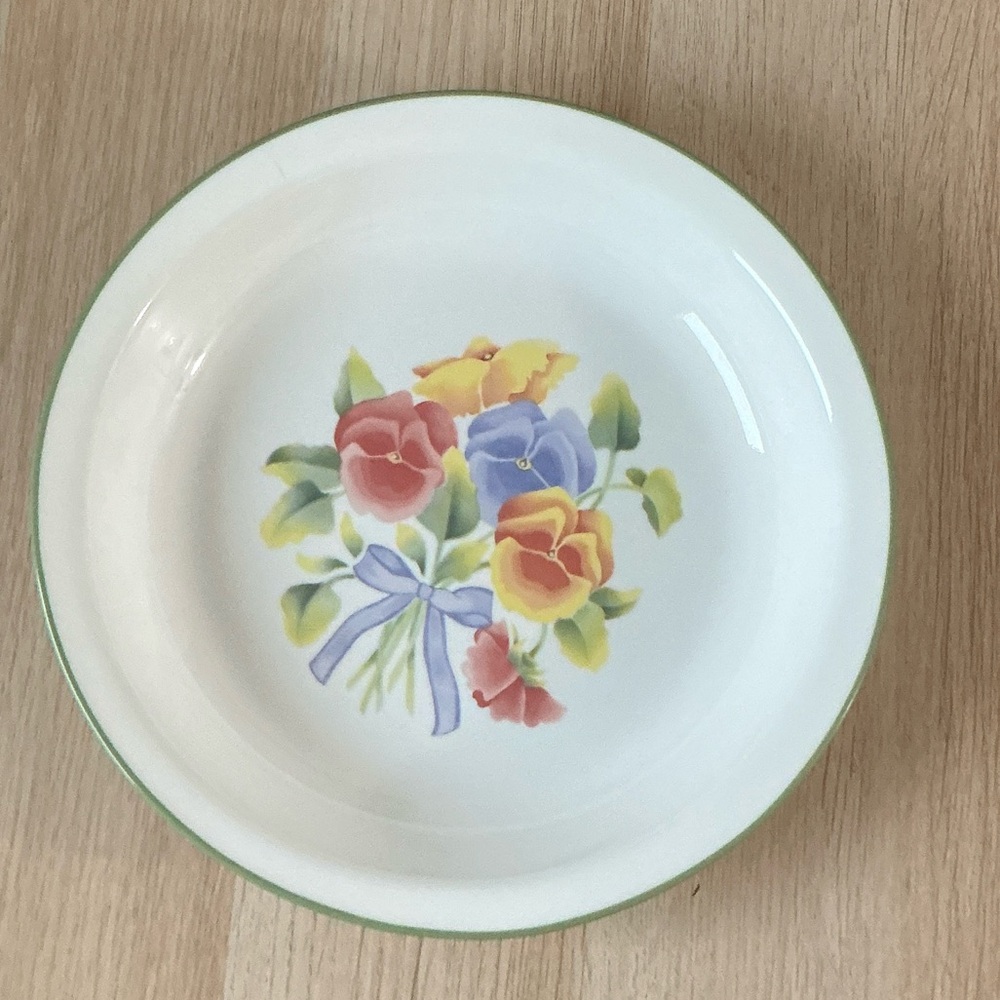6 Corelle Floral Design Dinner Plate